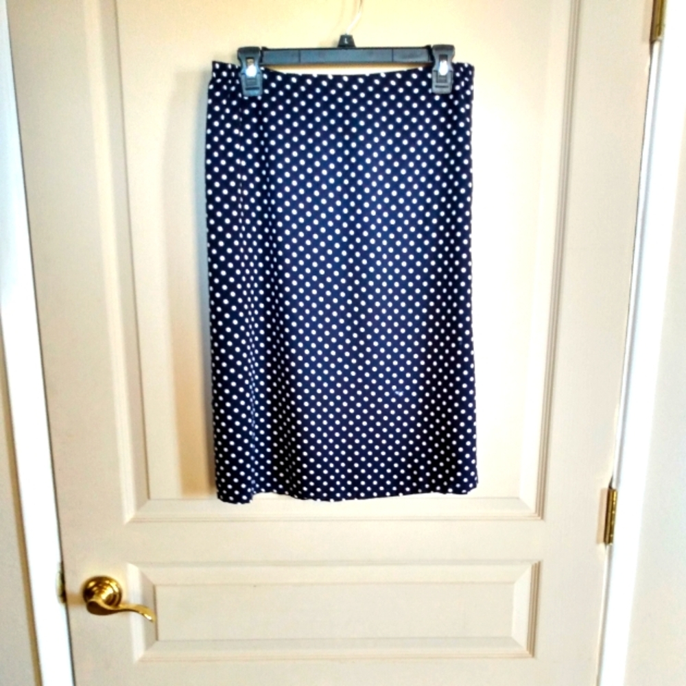 Vintage Polkadot Maxi Skirt.